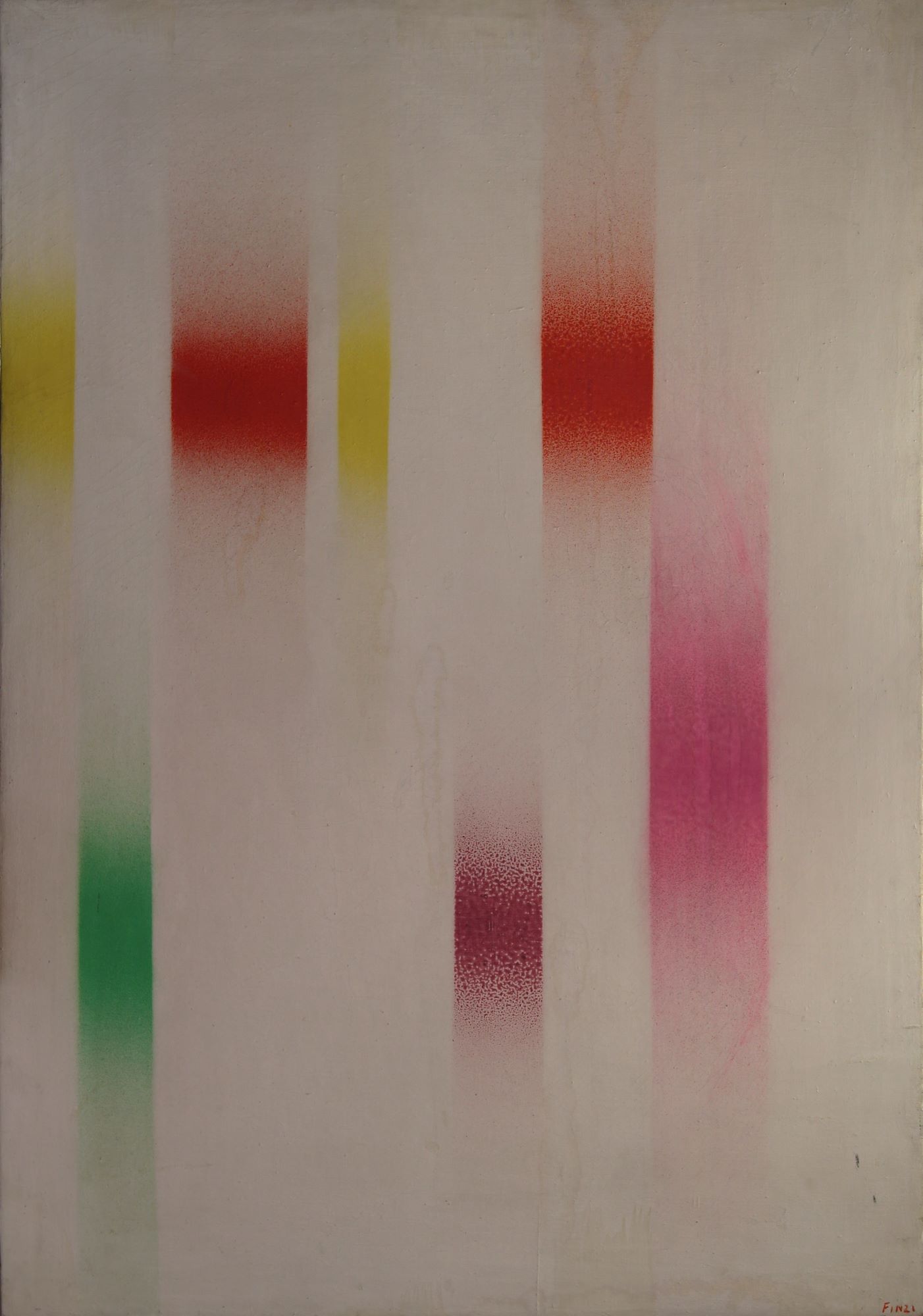 1952 - Tutti i colori, tempera su tela, 100x70 cm